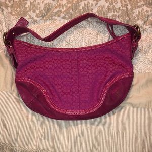 Authentic Coach small hobo shoulder bag
